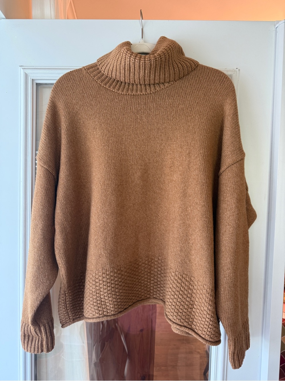 Madewell Camel Turtleneck Sweater